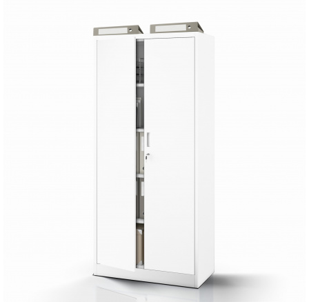 Kovová skříň JAN Compact 1750 x 800 x 400 mm, bílá Kovová skříň JAN Compact 1750 x 800 x 400 mm, bílá