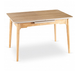 Stůl SAMER Rozkládací Keramický 120-160 cm Dub