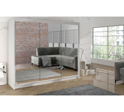 Skříň Debora III 200 - bílá