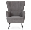 Křeslo, šedá látka, AK-317 GREY2