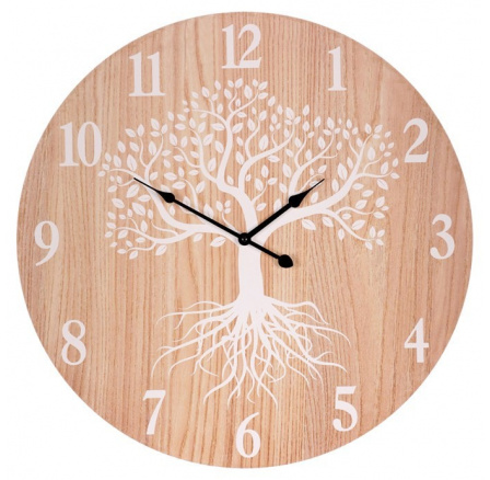 Hodiny nástěnné MDF, 58cm