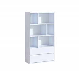 Systém "ARCA" AR4 (Regál 2S) - Barva: arktická bílá