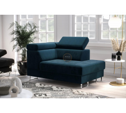 Křeslo lenoška GALAXY - modrá , pravá