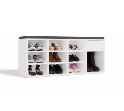 Botník se sedákem Tazin bílá