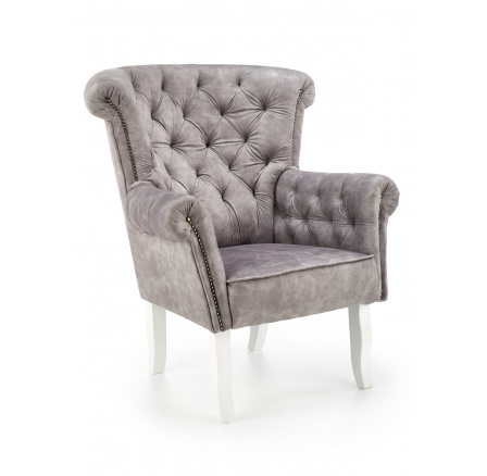 Křeslo ITALO, popelavě šedé