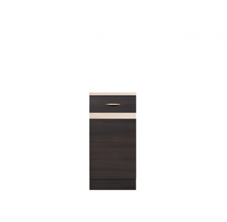 Kuchyně Junona Line, spodní skříňka D1D/40/82 L wenge/wenge