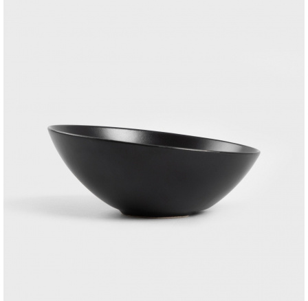 Miska FAMELIO šikmá černá 23 cm 725517