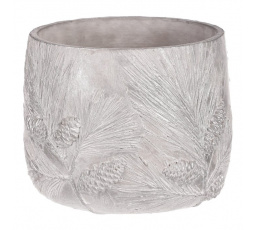 Obal betonový - vzor borovice, barva stříbrná