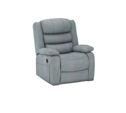 Elektricky polohovatelné relaxační křeslo velvet šedé FR7-FXJG