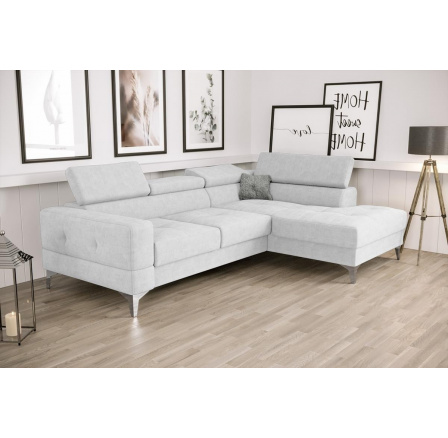 Rohová sedací souprava TOSCANIA MINI s funkcí spaní 170x250 cm - šedá , pravá Rohová sedací souprava TOSCANIA MINI s funkcí spaní 170x250 cm - šedá , pravá