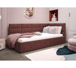 Postel ZAZU - růžová - T63, Pravá strana