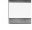 Komoda SIMPLICITY 235, Beton/Bílý lesk