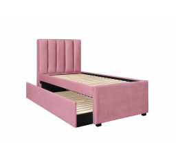 Postel s přistýlkou RUSSO 90, Růžová