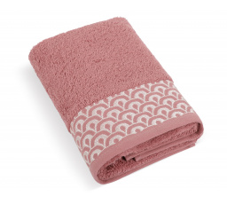 Froté ručník Krajka 50x100cm 500g starorůžová