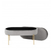 Lavice LAYLA GREY 91,5x41x46.5 cm