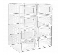 Botník, plast, bílá, ABO-E1008 WT