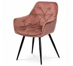 Jídelní židle, růžová, sametová látka, DCH-421 PINK4