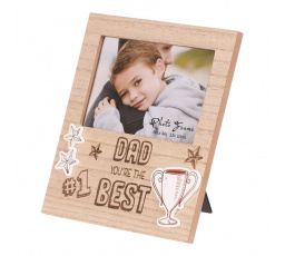 Fotorámeček - pro rozměr 15 x 10 cm, MDF, pro tatínka
