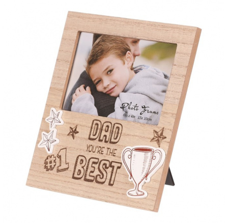 Fotorámeček - pro rozměr 15 x 10 cm, MDF, pro tatínka