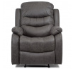 Polohovací křeslo, šedá, látka vintage, TV-4086 GREY