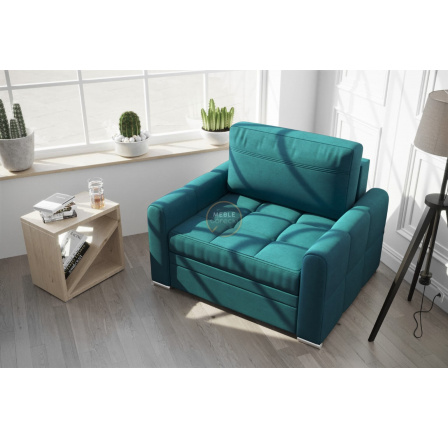 Křeslo VERONA 105 cm - tyrkysová