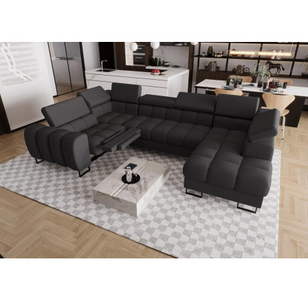 Rohová sedací souprava ASPEN MAX II , relax 198x350x170 cm - levá, volitelný odstín Rohová sedací souprava ASPEN MAX II , relax 198x350x170 cm - levá, volitelný odstín