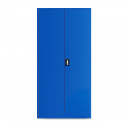 Plechová dílenská skříň s policemi BRUNO, 920 x 1850 x 500 mm, modrá Plechová dílenská skříň s policemi BRUNO, 920 x 1850 x 500 mm, modrá