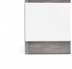 Noční stolek SIMPLICITY 230, Beton/Bílý lesk 