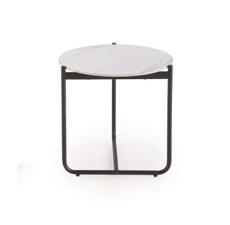 Konferenční stolek ACUNA S, efekt bílého mramoru