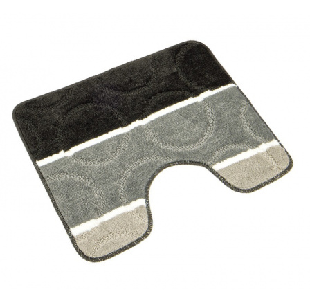 Předložka před WC 60x50cm Černošedá kola Předložka před WC 60x50cm Černošedá kola