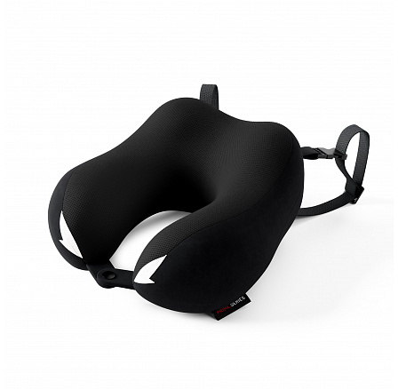 Cestovní polštář na krk, do letadla, z paměťové pěny, černý: Diablo TRAVEL PILLOW Cestovní polštář na krk, do letadla, z paměťové pěny, černý: Diablo TRAVEL PILLOW