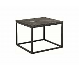 Konferenční stůl ROSSI B, Efekt černého mramoru/Černá