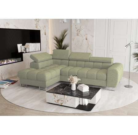 Sestava Rohová sedací souprava ASPEN MINI 260x170 cm + Taburet 70 x 70 mátová WID31 - Rychlé doručení Sestava Rohová sedací souprava ASPEN MINI 260x170 cm + Taburet 70 x 70 mátová WID31 - Rychlé doručení