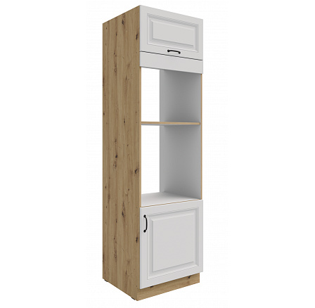 Kuchyňská skříň STELLO - 60 DPM-210 2F, Dub Artisan/Bílý mat