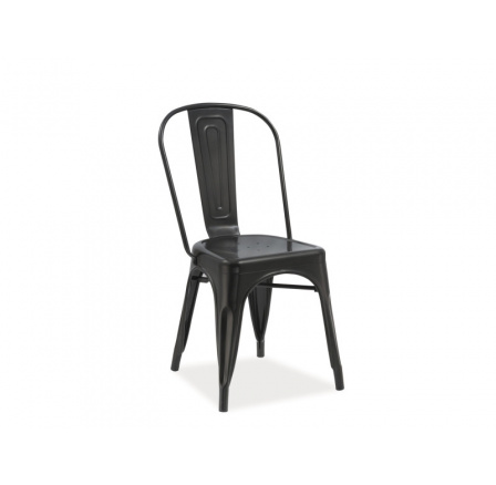 Jídelní židle LOFT, černý mat