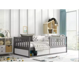 Dětská postel SMART bez matrace, Grafit