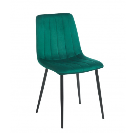 Židle velvet zelená K17-FX