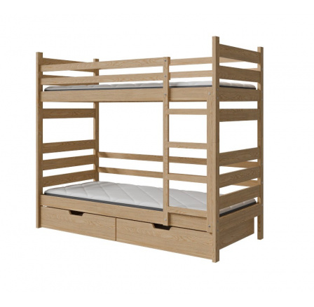 Postel "DAREK" - Barva korpusu: přírodní borovice Postel "DAREK" - Barva korpusu: přírodní borovice