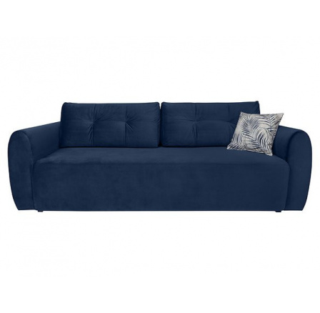 DIVALA LUX 3DL - Print botanical 80 blue grey/rain 22 blue (FL11-1030) (BRW COMFORT)