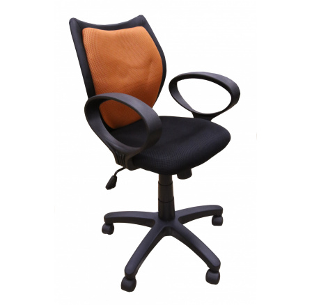 D-8127-1 - kancelářská židle - oranžová/černá (MAL)*** CH12