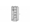 Šatní skříň Novaro 80, Kašmír, Zlaté úchyty