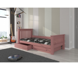 Postel CARMEL 180x80 Růžová+Růžová