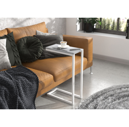 Odkládací stolek SPARK White+Concrete