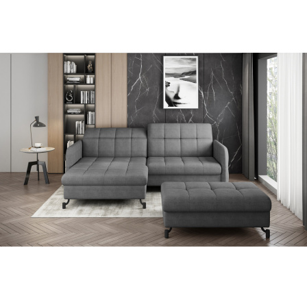 Rohová sedací souprava LORELLE + Taburet Omega 13 110x200 Levý 1