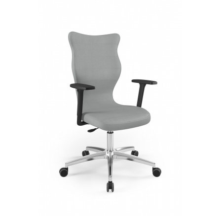 Křeslo kancelářské otočné  PERTO , Leštěný hliník Vega 33 velikost 7