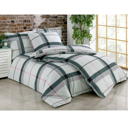Povlečení francouzské bavlna 220x200,70x90 Tailor grey
