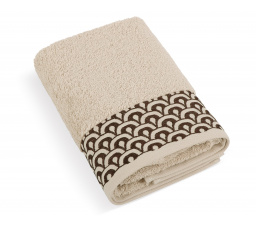 Froté ručník Krajka 50x100cm 500g béžová
