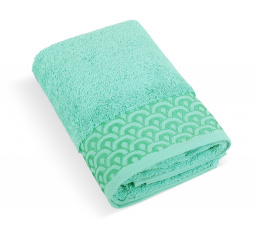 Froté ručník krajka 50x100cm 500g tyrkysová
