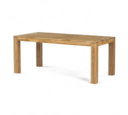 Jídelní stůl 180x90cm, masiv, přírodní, DS-H180 DUB