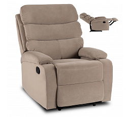 Rozkládací křeslo KOBE Béžový Sametový